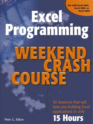 cover image of Excel Programming Weekend Crash Course